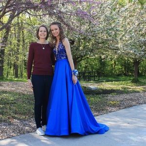 Royal blue Sherri hill dress size: 00